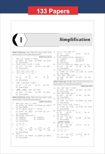 Disha 133 Topic-wise Quantitative Aptitude & Data Interpretation Previous Year Question Bank for IBPS/ SBI/ RRB/ RBI Bank Clerk/ PO Prelim & Main Exams (2015 - 2026) 10th Edn | 100% Solved PYQs - Image 5