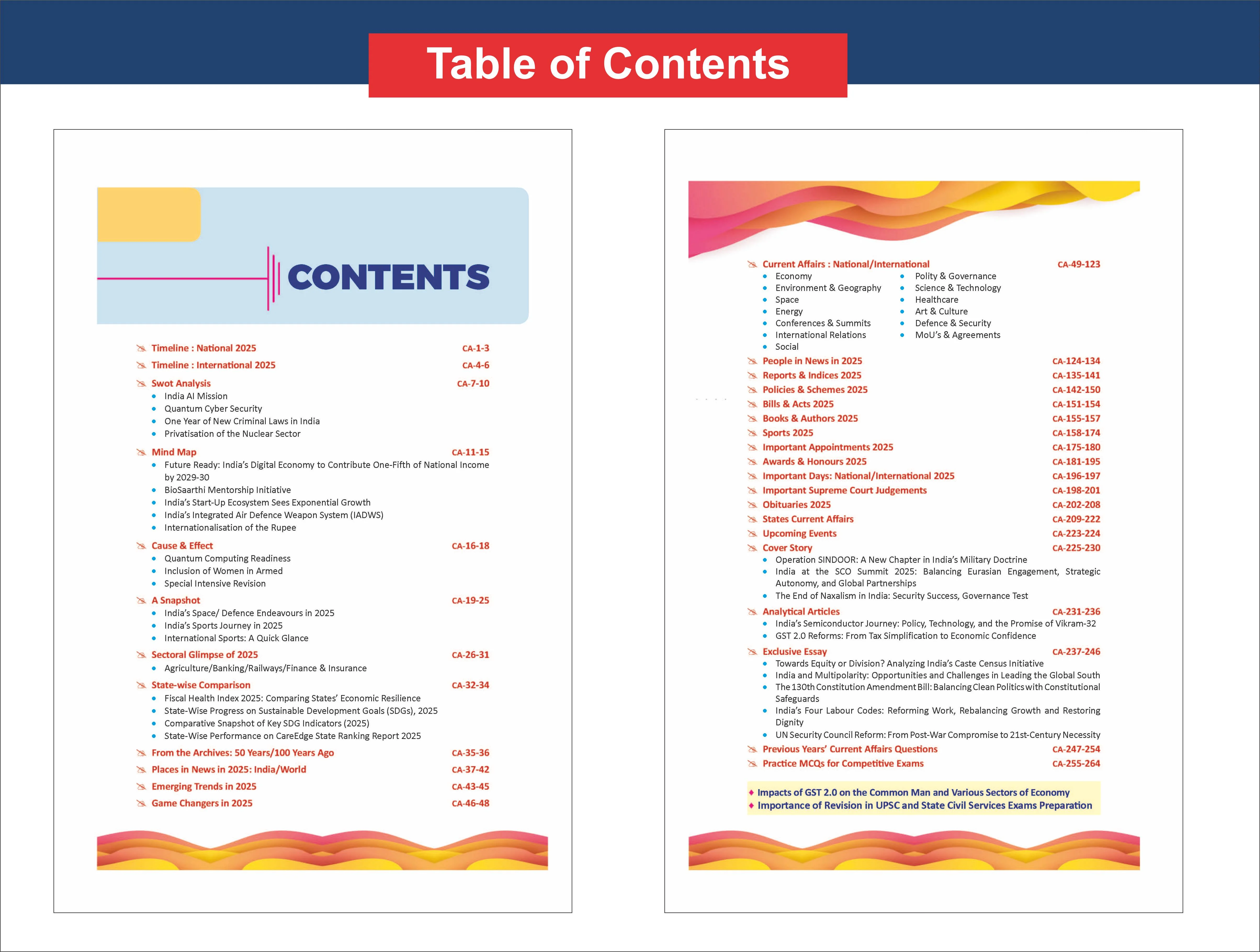 Disha Combo (2 Books) Pocket General Knowledge & Yearly Current Affairs 2026 for Competitive Exams 4th Edition | GK | UPSC, State PSC, CUET, SSC, Bank PO/ Clerk, MBA, RRB, NDA, CDS, CAPF - Image 2