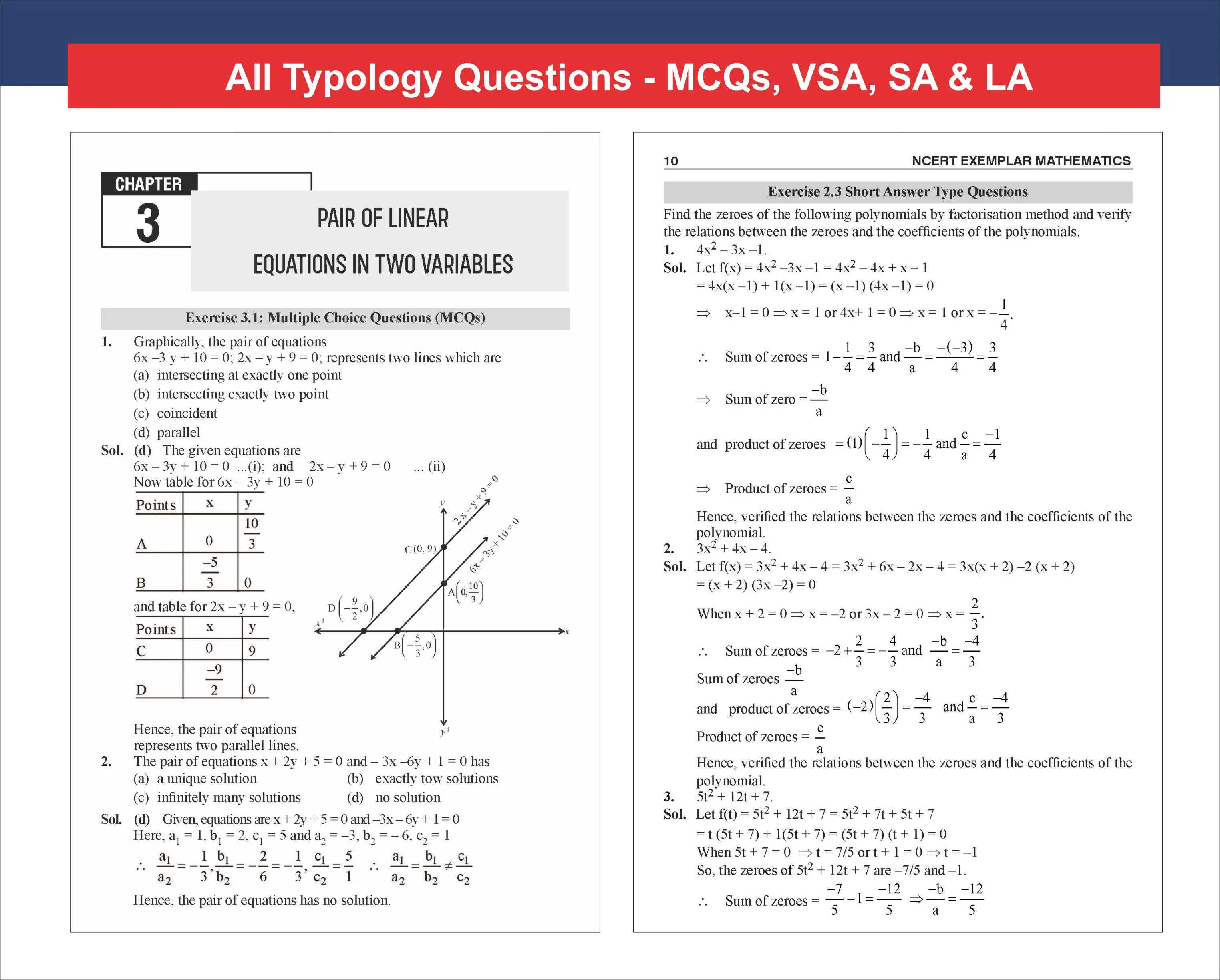 Disha Combo (2 Books) TopperX New Syllabus Chapter-wise NCERT & NCERT Exemplar Solutions Class 10 Mathematics | Errorless step-by-step solutions with 100% Reasoning | For Class X 2027 Exam - Image 6