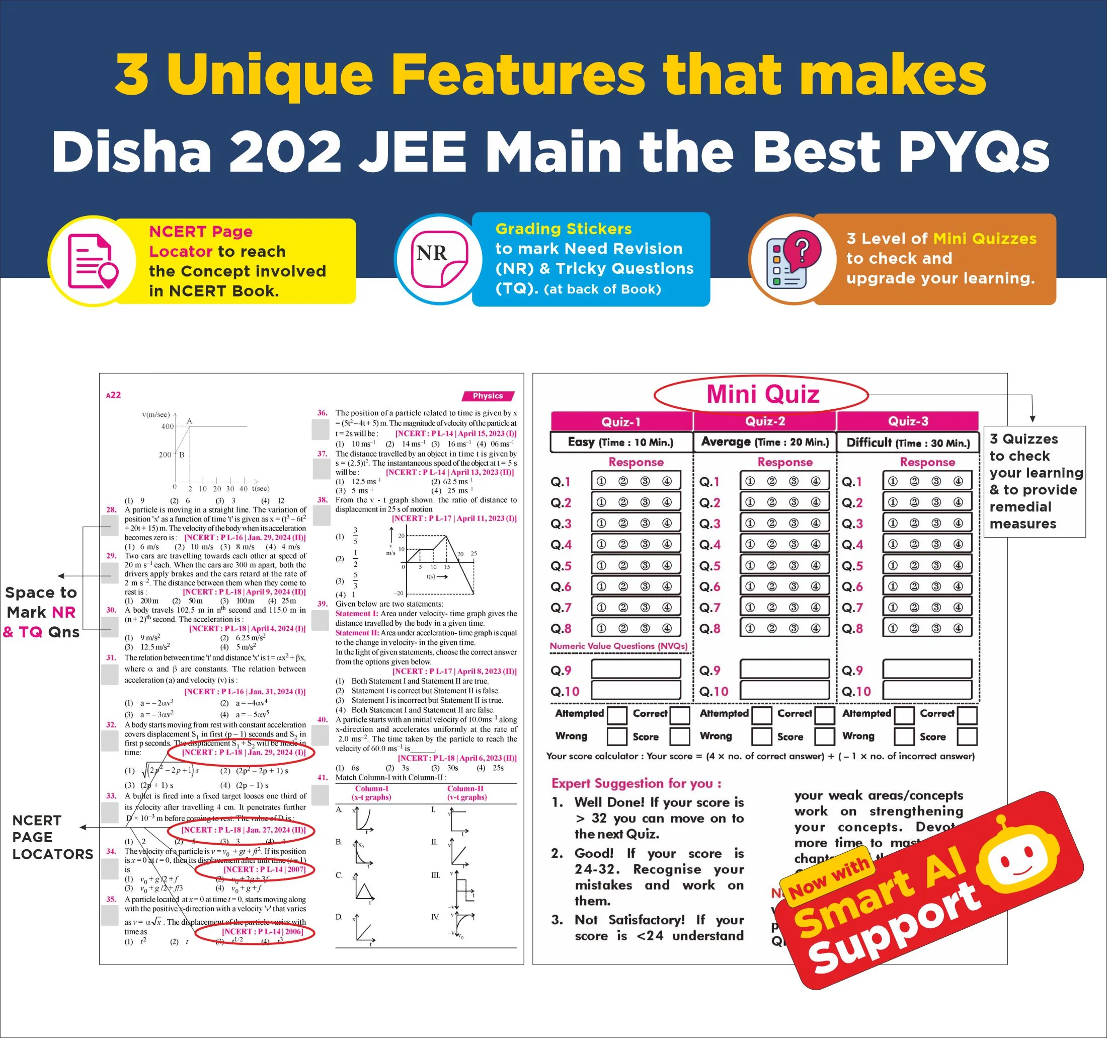 Disha Errorless 39 Years NTA NEET (UG) Chapter-wise & Topic-wise Chemistry NEET PYQ Book (2026 - 1988) 21st Edn | NEET Previous Year Solved Papers for 2027 Exam with 2026 Cancelled & Retest Paper - Image 3