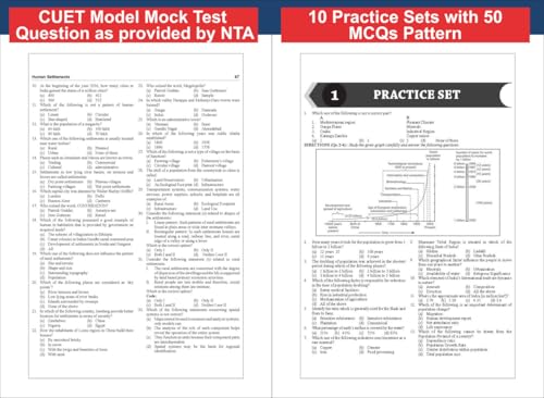 Disha GoTo Guide for CUET (UG) 2026 Geography/ Geology with 7 Previous Year Questions & 10 Practice Sets 4th Edition | NCERT Coverage with PYQs & Practice Question Bank - Image 6