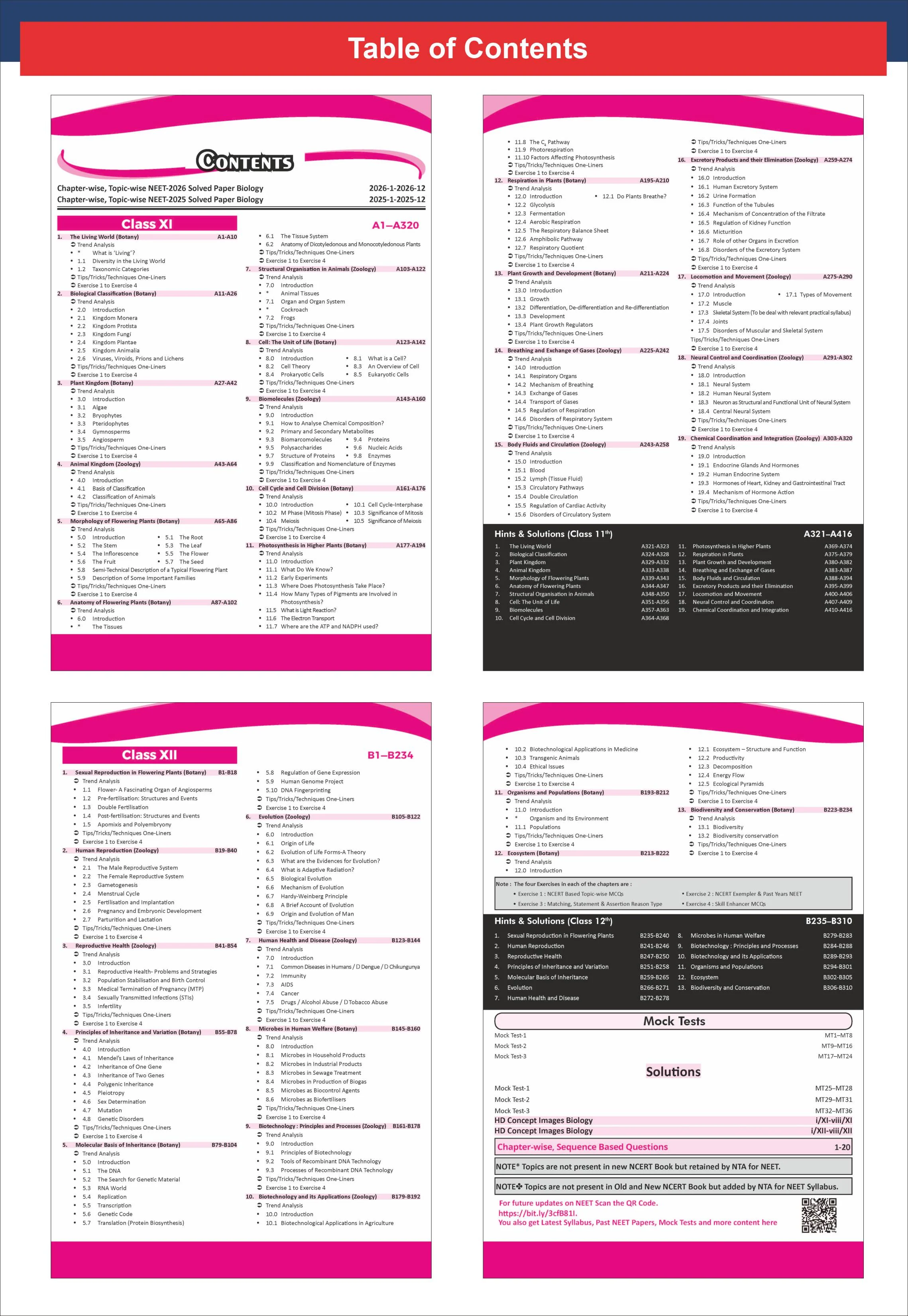 Disha Objective NCERT Xtract Physics, Chemistry & Biology for NEET 2027 with PYQs & Practice Question Bank 11th edition | Theory, NCERT MCQs, Tips on your Fingertips, Neet PYQs, 3 Mock Tests - Image 5