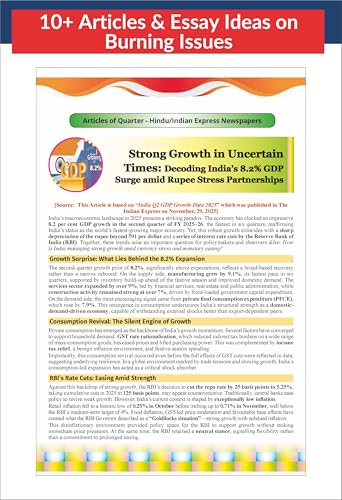 Disha Quarterly Current Affairs 2025 Vol. 4 - October to December for Competitive Exams 9th Edition | Civil Services, UPSC, State PSC, CUET, SSC, Banking, Railways, CDS, NDA, CAPF & AFCAT - Image 6