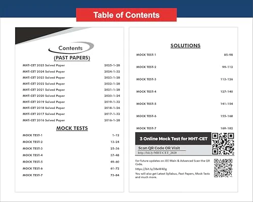 Disha TARGET MHT-CET Online Engineering Test 2026 - 10 Previous Year-wise Solved Papers (2025 - 2016) & 10 Mock Tests (7 in Book + 3 Online) 8th Edition | Maharashtra Common Entrance Test PYQs - Image 2