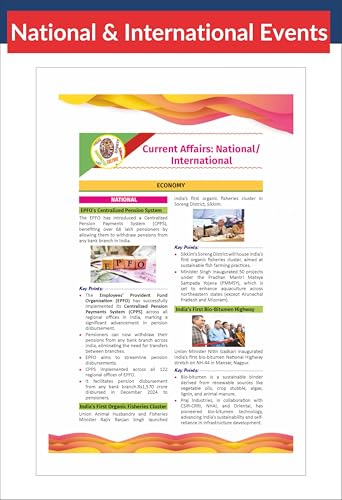 Disha The Yearly Current Affairs 2026 for Competitive Exams - 11th Edition | Previous Year & Practice Questions | UPSC, State PSC, CUET, SSC, Bank PO/ Clerk, BBA, MBA, RRB, NDA, CDS, CAPF, CRPF - Image 8