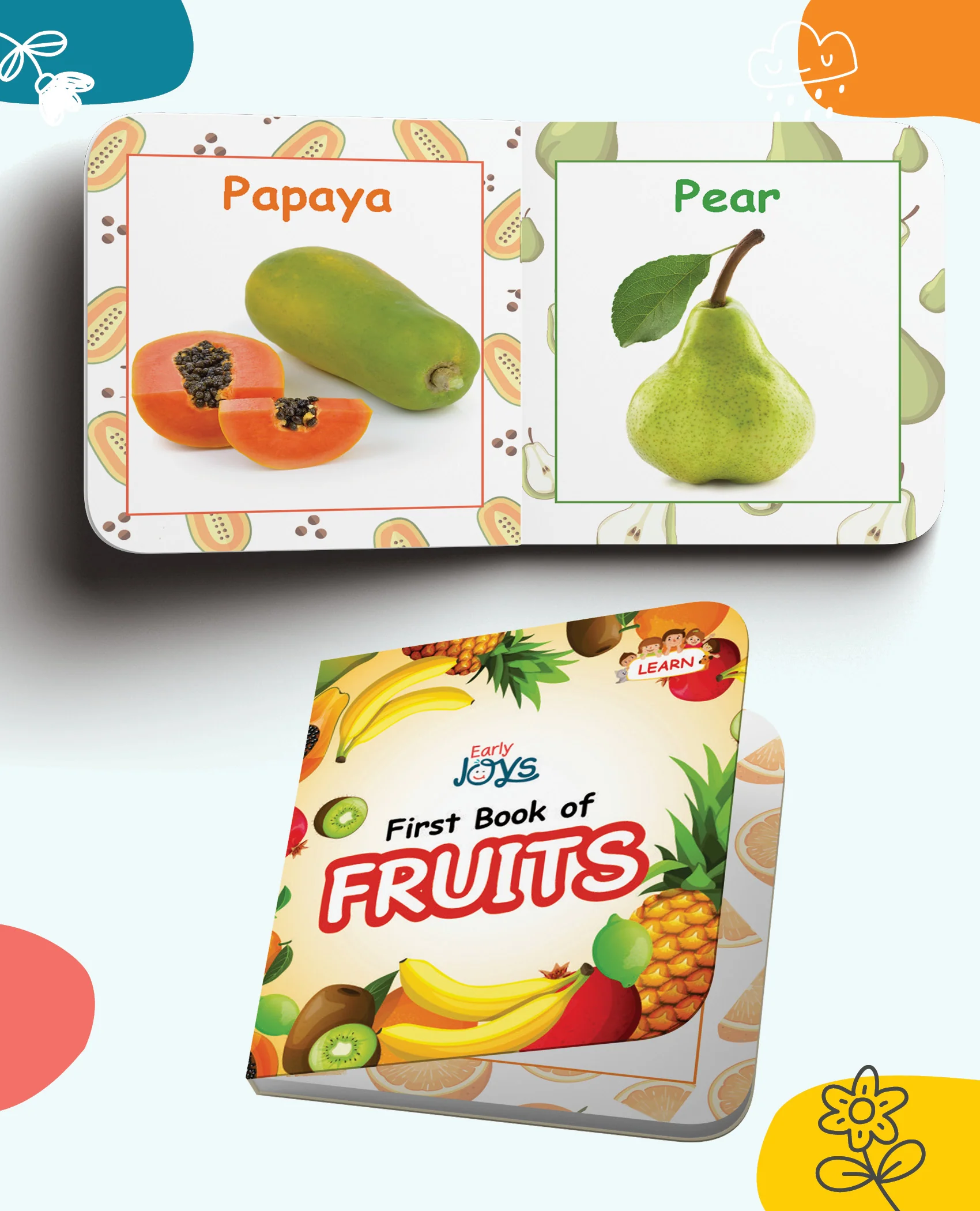 Disha Premium Gift Box Set for 1 - 5 Year Kids/ Children - Early Joys - My First Bundle of Joy 2 - MY WORLD | Learn, Recall, Relate | 10 Board, 2 Activity Books & 2 Charts in a Utility Box | Mini Library - Image 5
