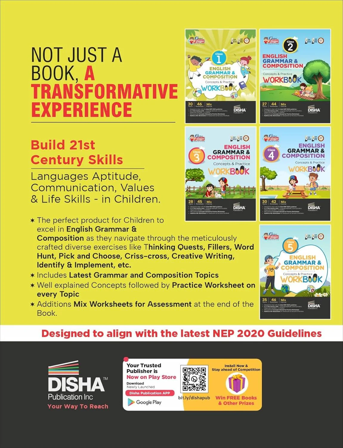 Perfect Genius Class 1 English Grammar & Composition Concepts & Practice Workbook | Follows NEP 2020 Guidelines - Image 3